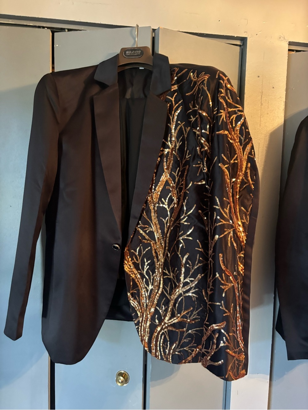 Men’s Custom Gold Sequence Blazer